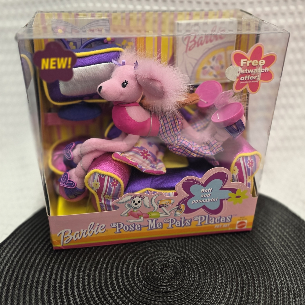 Barbie Pose Me Pets Plush Toy NEW IN NEVER OPENED BOX. Vintage 2002. RARE